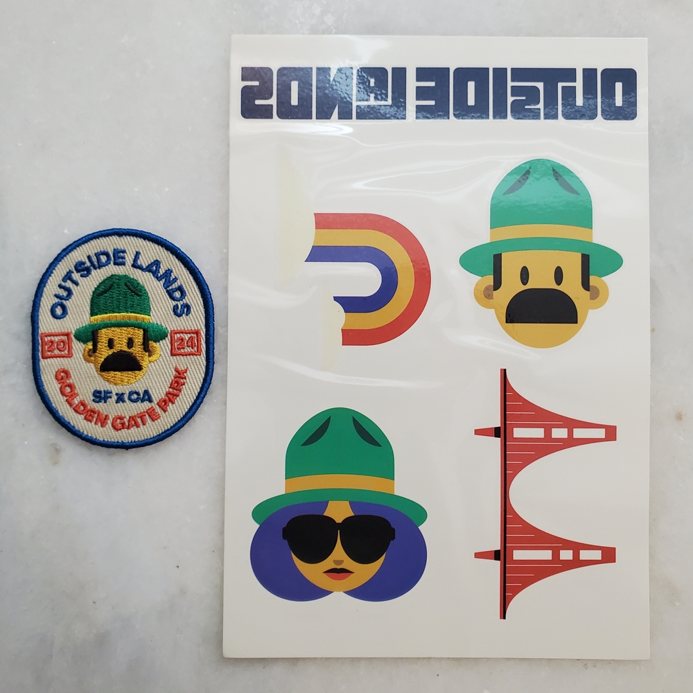 Outside Lands Sticker and Patch Set